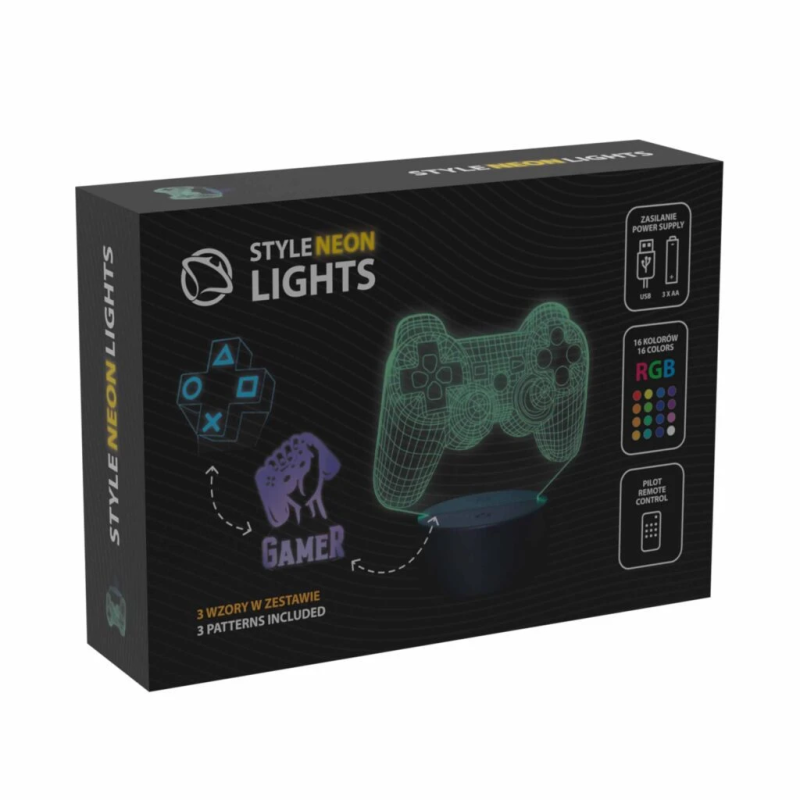 Manta SNL122RGB LED lamp Light decoration Game 2 RGB 3D