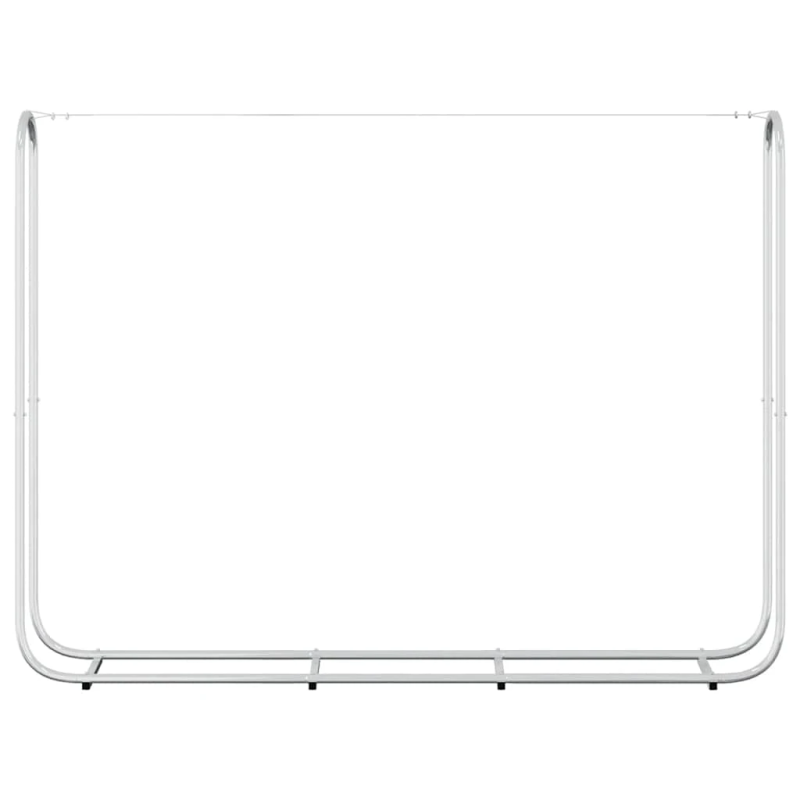 vidaXL malkas uzglabāšanas statīvs, 200x25x150 cm, cinkots tērauds