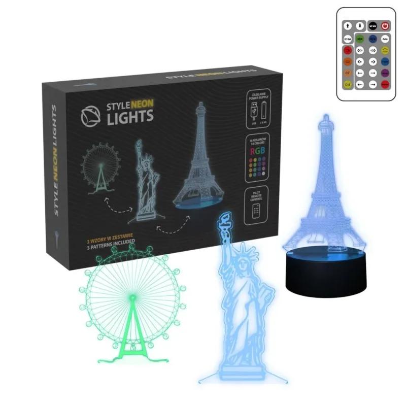 Manta SNL125RGB LED lamp Light decoration Buildings RGB 3D