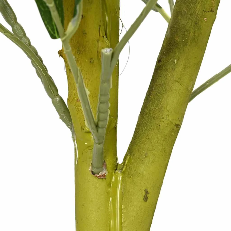 vidaXL mākslīgais olīvkoks, 450 lapas, 120 cm, zaļš