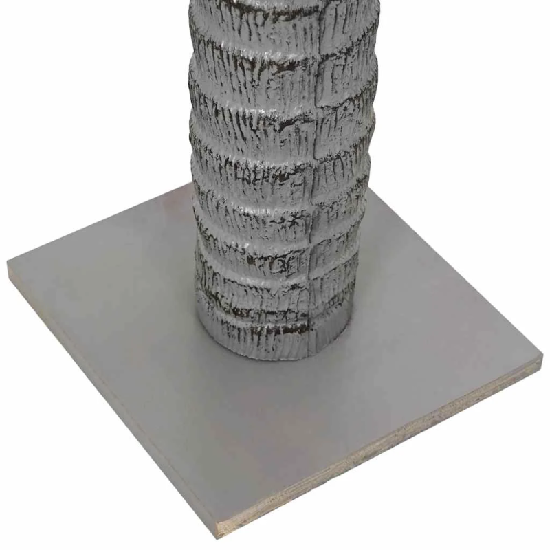 vidaXL mākslīgā palma, 6 lapas, 100 cm, zaļa