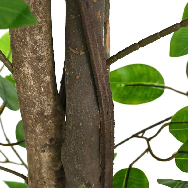 vidaXL mākslīgais fikusa augs, 1260 lapas, 200 cm, zaļš