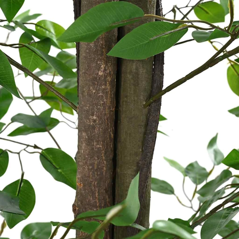 vidaXL mākslīgais fikusa augs, 2016 lapas, 300 cm, zaļš