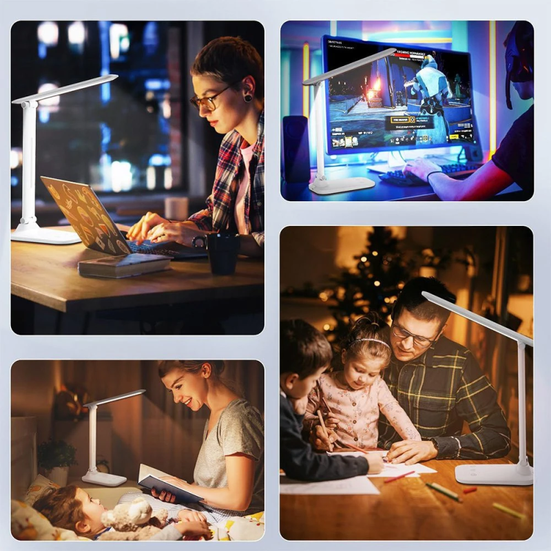 Hawk HW-LAMP01 Desk Lamp White