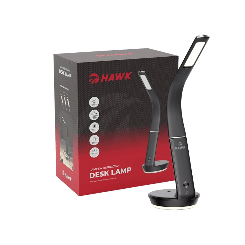 Hawk HW-LAMP02 Desk Lamp Black