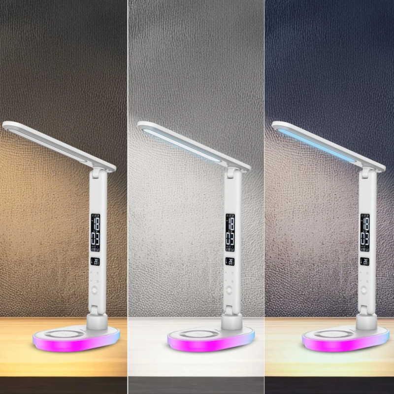 Hawk HW-LAMP03 LED Desk Lamp White RGB