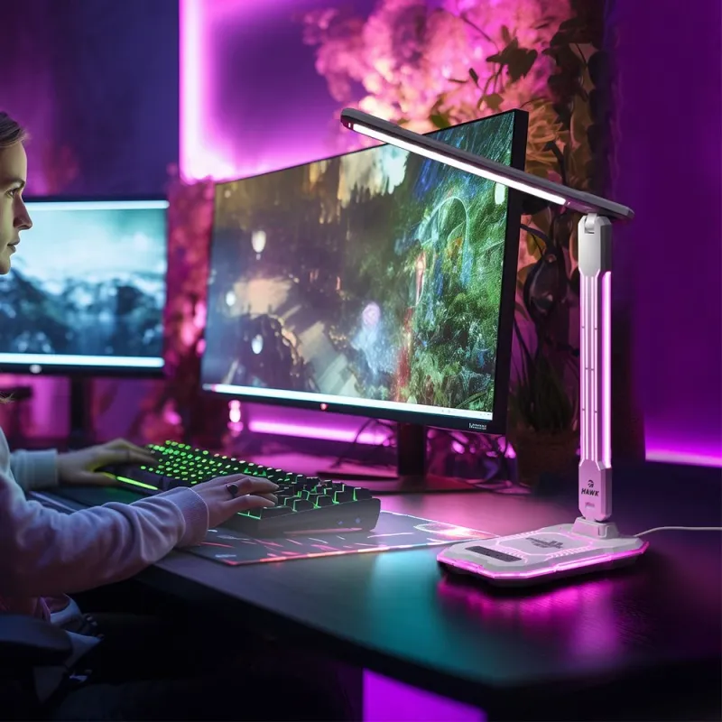 Hawk HW-LAMP04 Desk Lamp White