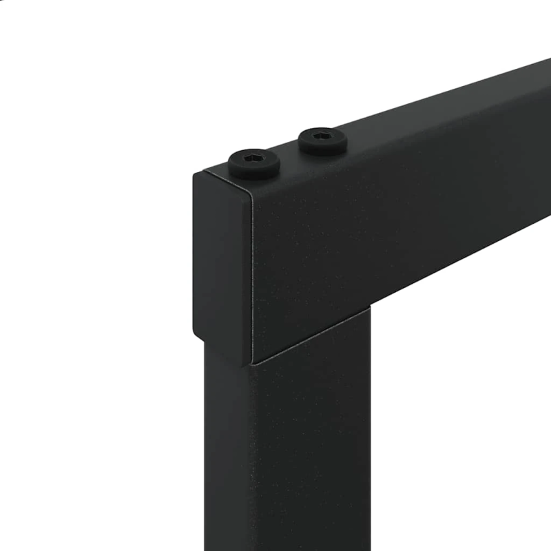 vidaXL Malkas plaukts Melns 50x30x209 cm Tērauds