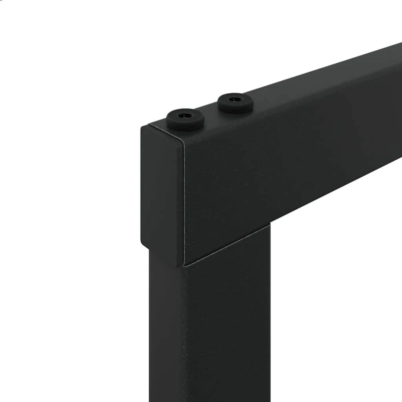 vidaXL Malkas plaukts Melns 100x30x209 cm Tērauds