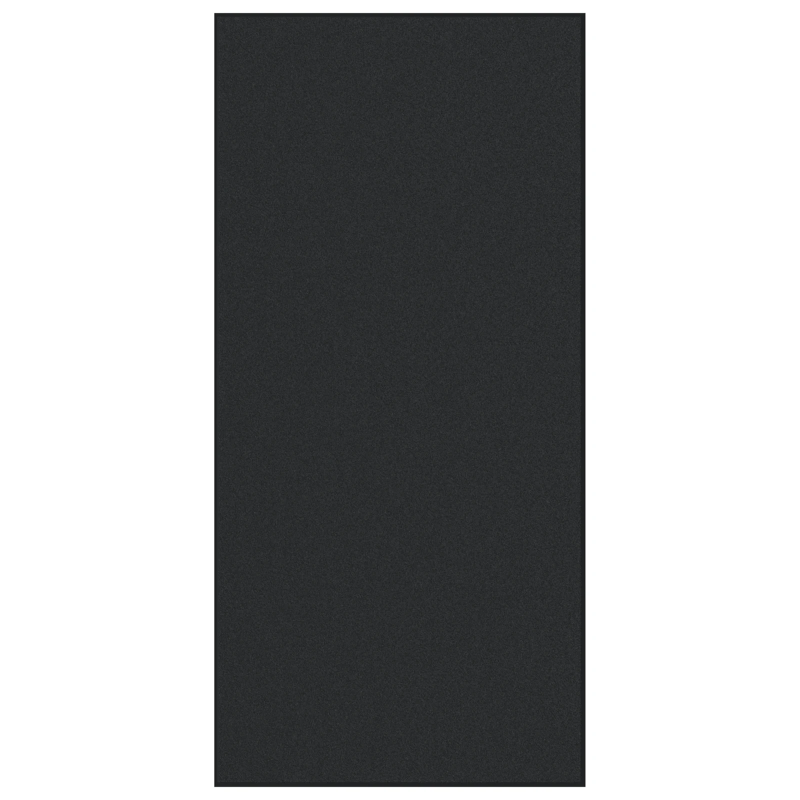 vidaXL Durvju paklājs Cits Melna 120 x 250 cm Poliamīds un PVC