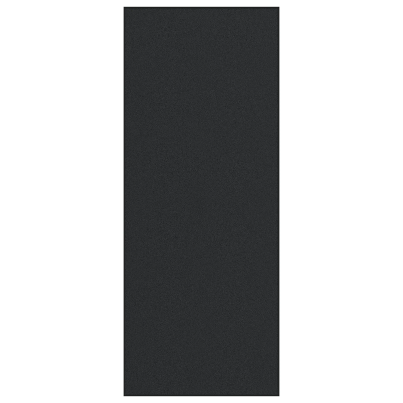 vidaXL Durvju paklājs Cits Melna 120 x 300 cm Poliamīds un PVC