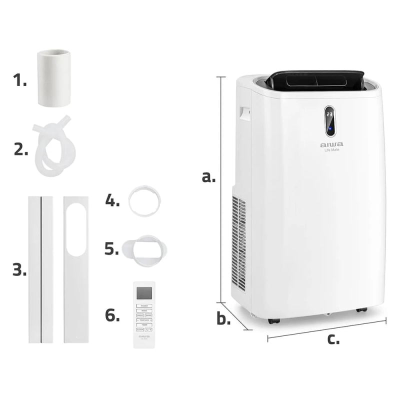 Aiwa AIWA-PAC12Y2 Portable Air Conditioner