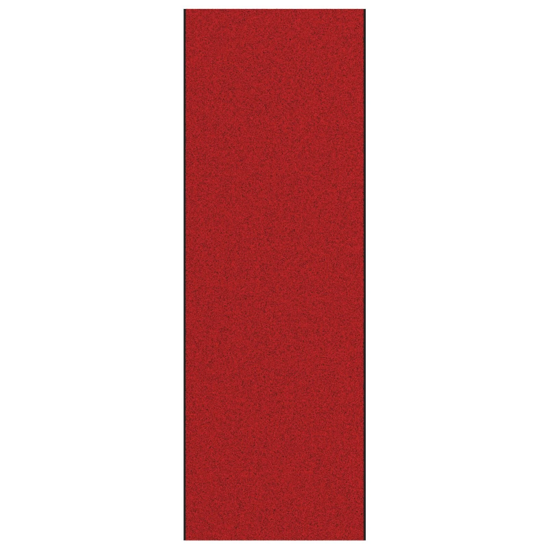 vidaXL Durvju paklājs Sarkans un Melns 120 x 350 cm Poliamīds un PVC