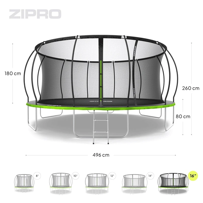 Trampoline zipro premium 16ft 496cm