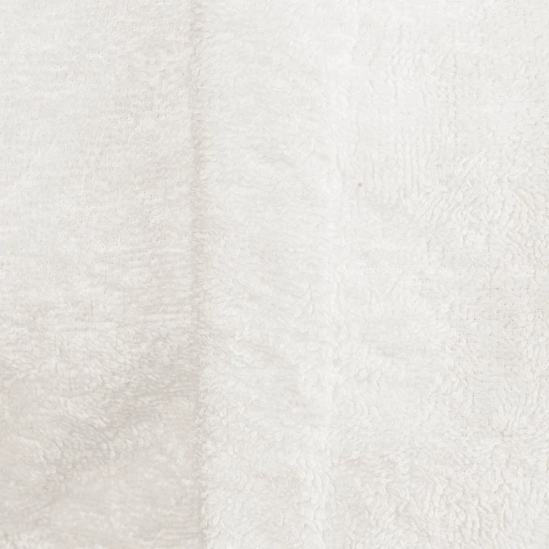 vidaXL Peldmētelis KINN Balts S Kokvilna