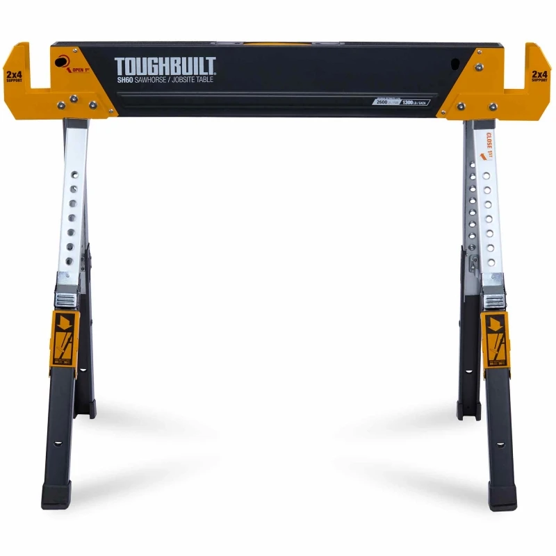 Toughbuilt 2x gab. komplekts Darba zāģstendi - Galdi būvlaukumiem - Āži - Steķi TB-SH60-2 1210001302020