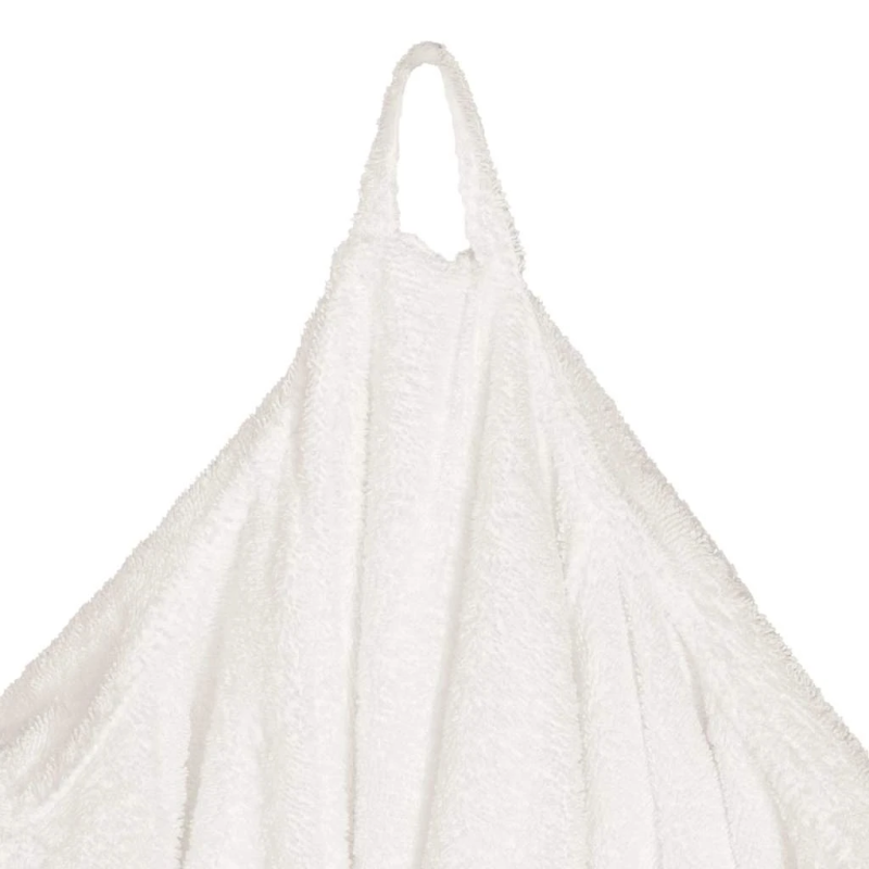 vidaXL Peldmētelis KINN Balts XXL Kokvilna