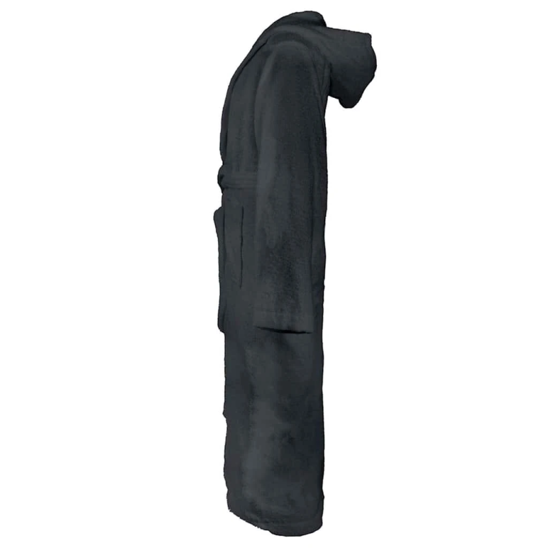 vidaXL Peldmētelis KINN Antracīts XL Kokvilna