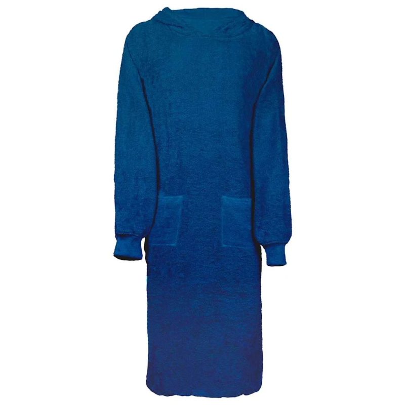 vidaXL Segas džemperis ar kapuci KINN Tumši zils XL Kokvilna