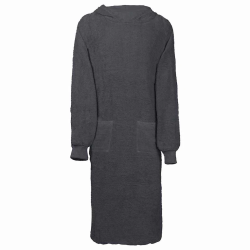 vidaXL Segas džemperis ar kapuci KINN Antracīts XL Kokvilna