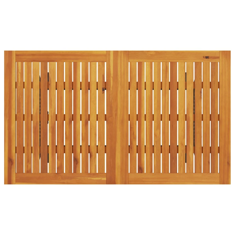 vidaXL Trīsvietīgs dārza dīvāns ar spilveniem un galdu melns