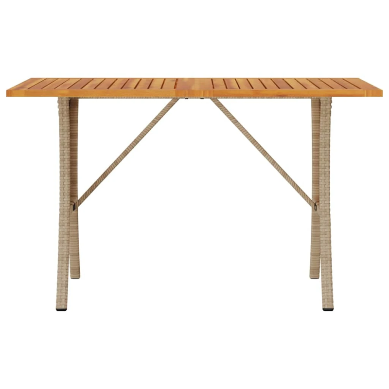 vidaXL Trīsvietīgs dārza dīvāns ar spilveniem un galdu bēšs