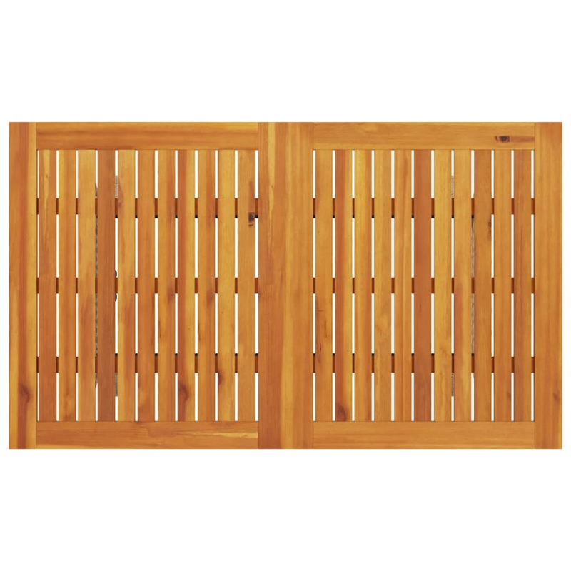 vidaXL Trīsvietīgs dārza dīvāns ar spilveniem un galdu gaiši pelēks