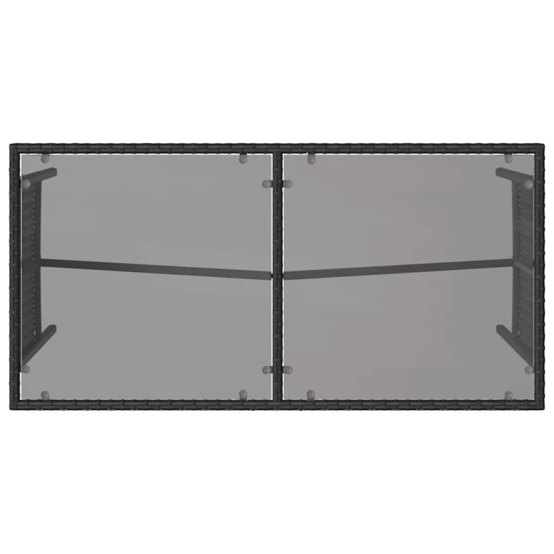 vidaXL 3-daļīgs dārza mēbeļu komplekts, matrači, PE rotangpalma