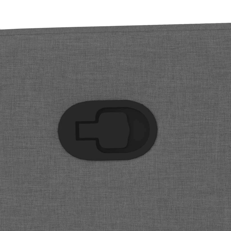 vidaXL atpūtas krēsls, tumši pelēks audums