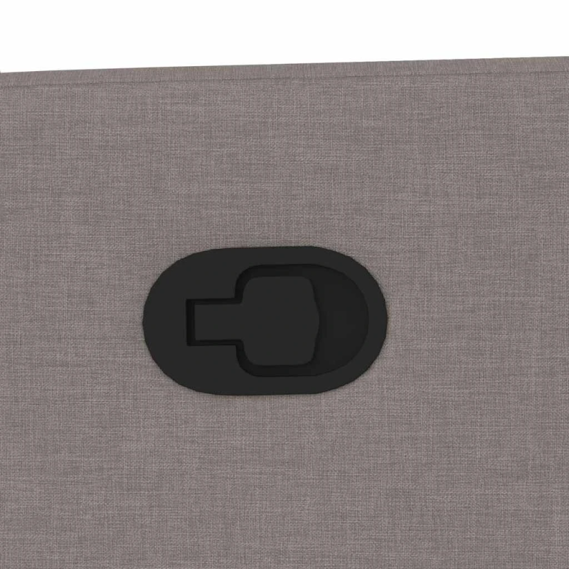 vidaXL masāžas krēsls, atgāžams, pelēkbrūns audums