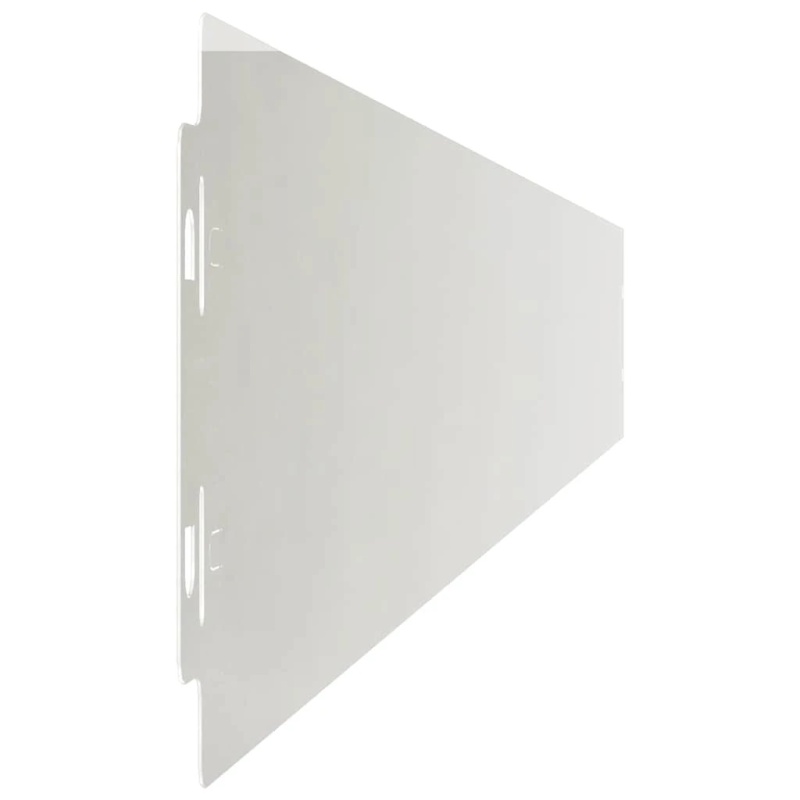 vidaXL Zālāju apmales 10 gab 10x103 cm Nerūsējošais tērauds