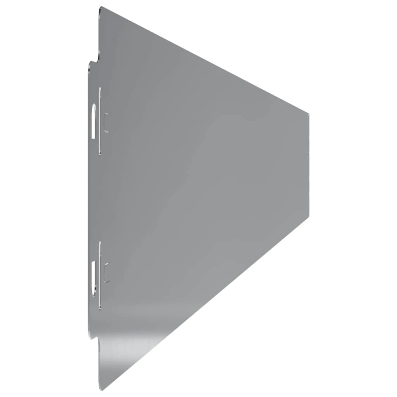 vidaXL Zālāju apmales 10 gab 10x103 cm cinkots tērauds