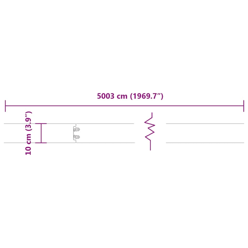 vidaXL Zālāju apmales 50 gab Melns 10x103 cm Auksti velmēts tērauds