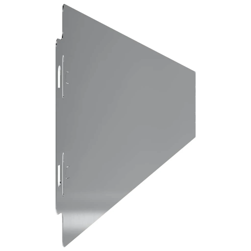 vidaXL Zālāju apmales 50 gab 10x103 cm cinkots tērauds
