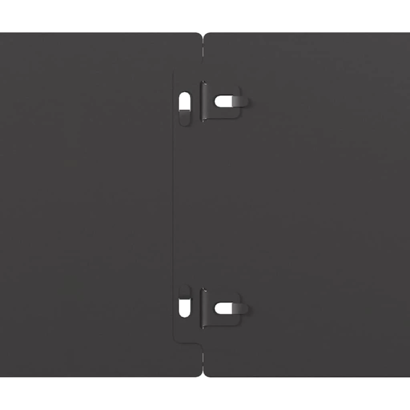 vidaXL Zālāju apmales 10 gab Melns 15x103 cm Auksti velmēts tērauds