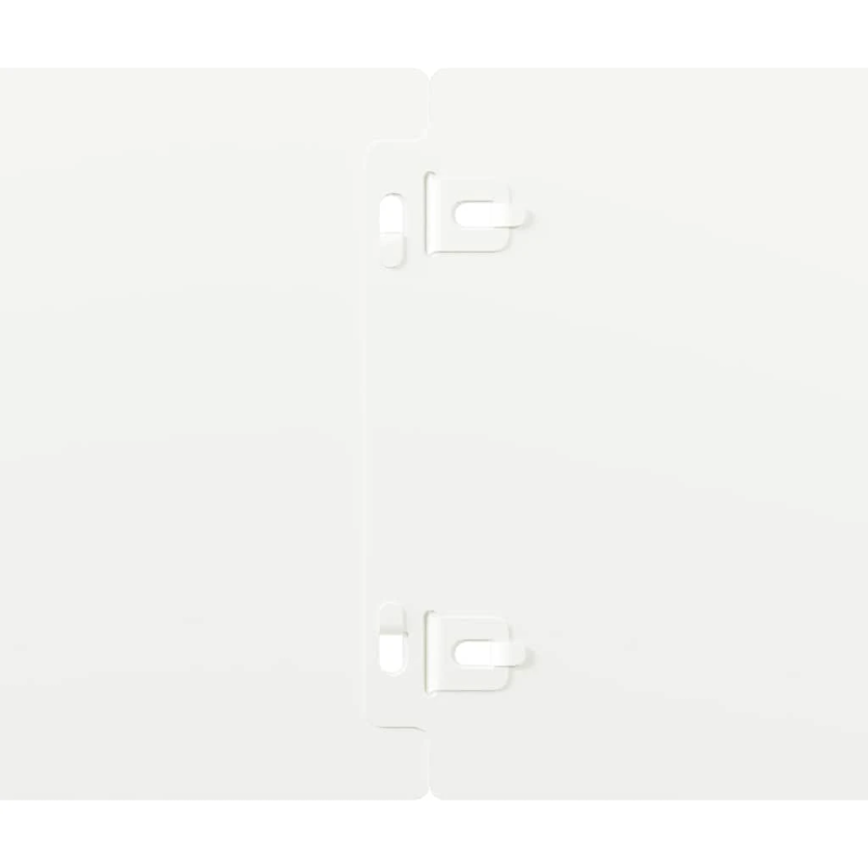 vidaXL Zālāju apmales 50 gab. Baltas 15x103 cm Auksti velmēts tērauds