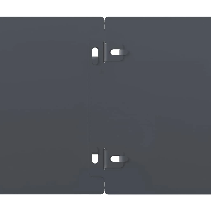 vidaXL Zālāju apmales 50 gab Antracīts 15x103cm Auksti velmēts tērauds