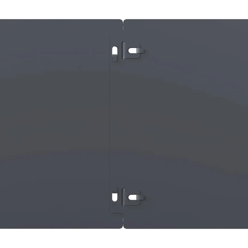 vidaXL Zālāju apmales 10 gab Antracīts 20x103cm Auksti velmēts tērauds