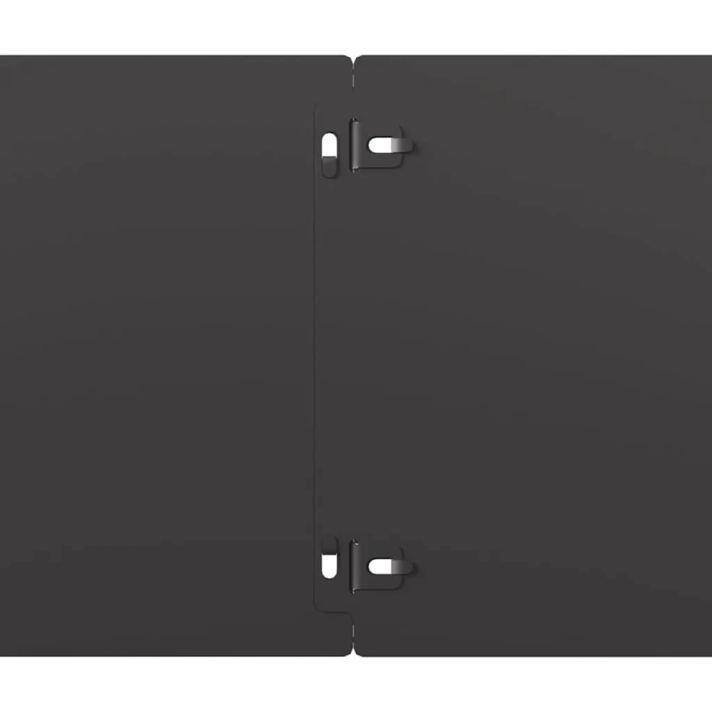 vidaXL Zālāju apmales 30 gab Melns 20x103 cm Auksti velmēts tērauds