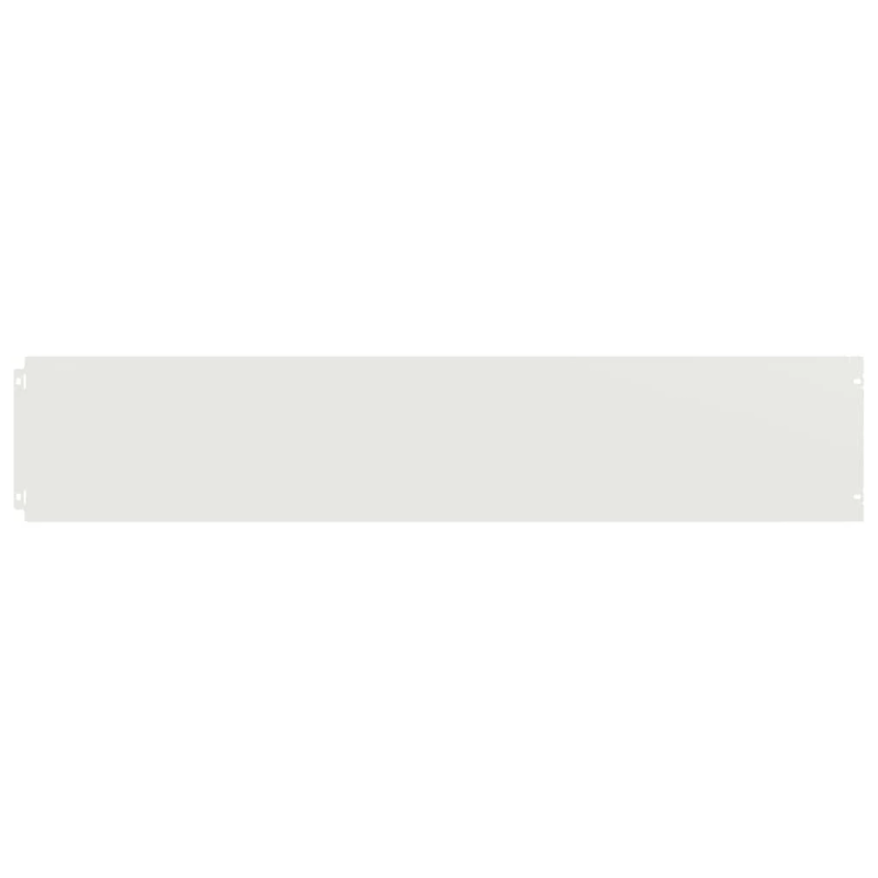 vidaXL Zālāju apmales 30 gab. Baltas 20x103 cm Auksti velmēts tērauds