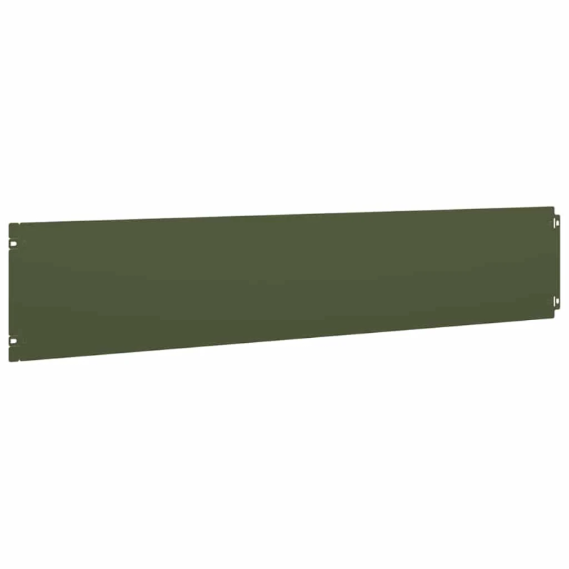 vidaXL zāliena apmales 30 gab Olive Green Auksti velmēts tērauds