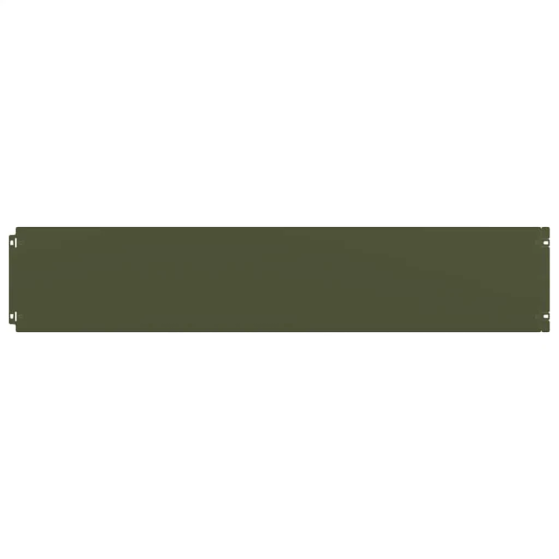 vidaXL zāliena apmales 30 gab Olive Green Auksti velmēts tērauds