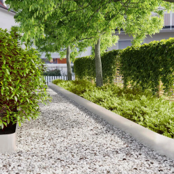 vidaXL Zālāju apmales 30 gab 20x103 cm Nerūsējošais tērauds