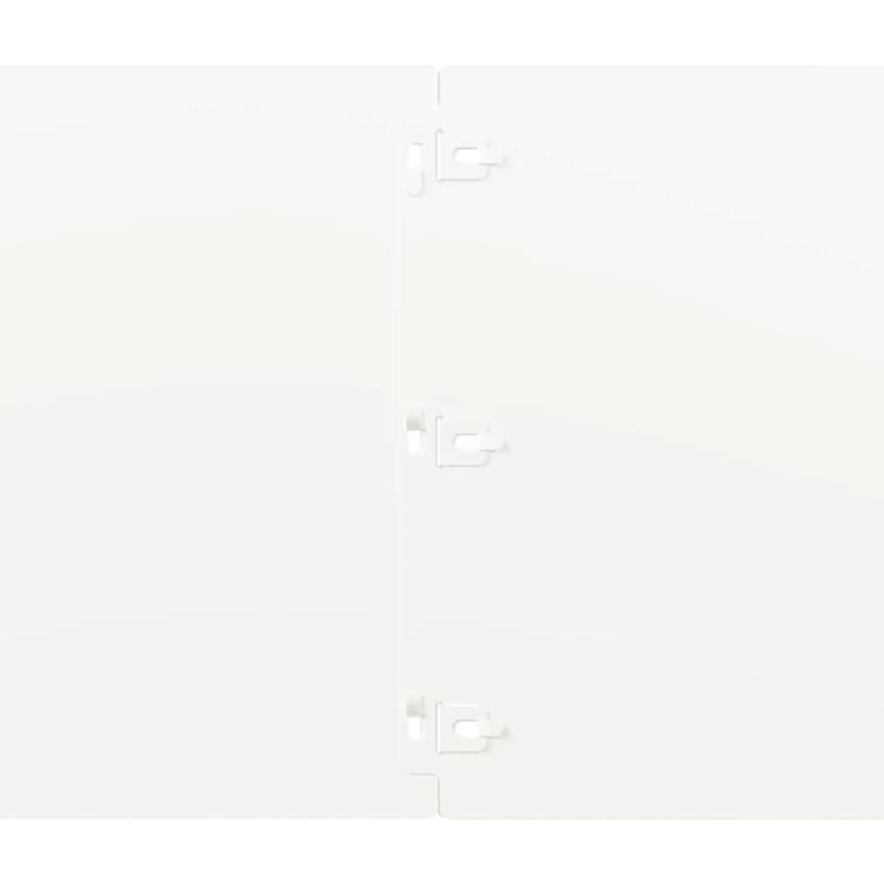 vidaXL Zālāju apmales 10 gab. Baltas 25x103 cm Auksti velmēts tērauds