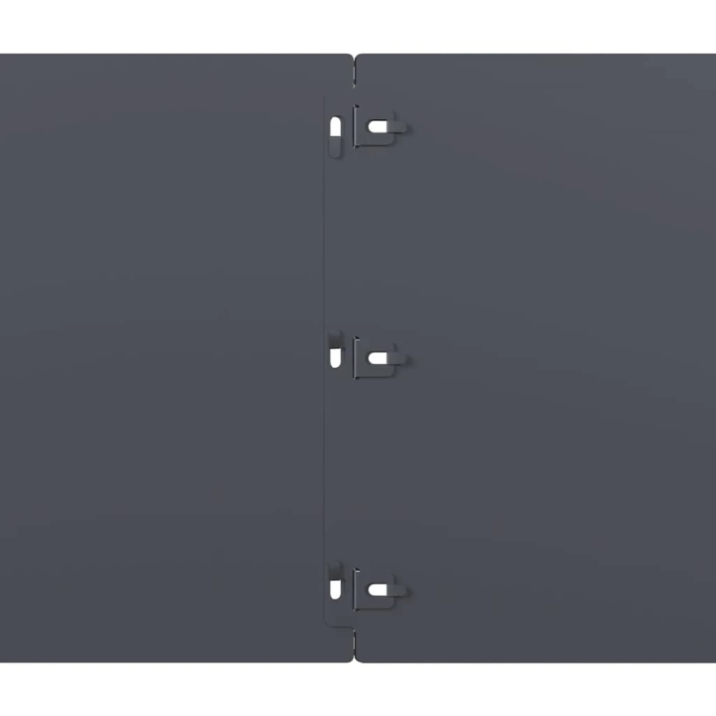 vidaXL Zālāju apmales 20 gab Antracīts 25x103cm Auksti velmēts tērauds