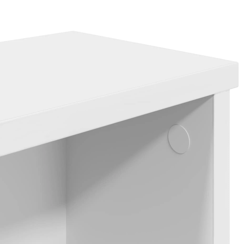 vidaXL virtuves plaukts, saliekams balts 50x15x16 cm inženierijas koks