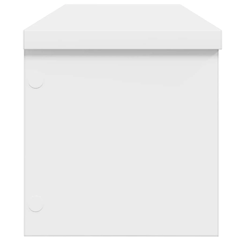 vidaXL virtuves plaukts, saliekams balts 50x15x16 cm inženierijas koks