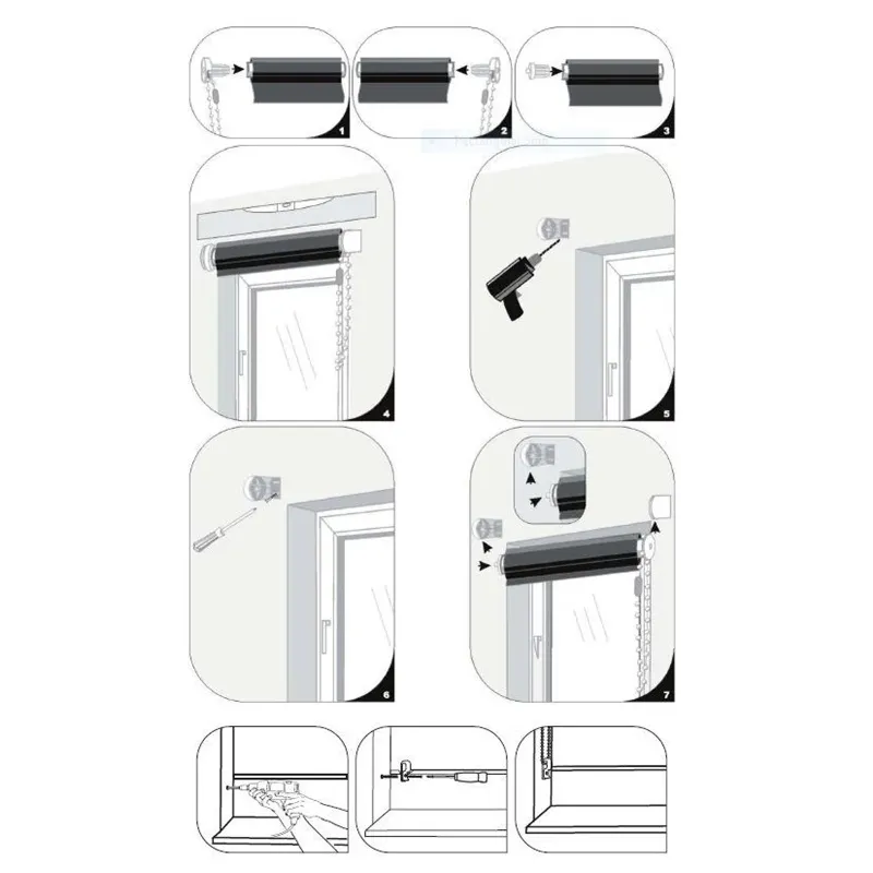 Roller blind Madrid-K 867. 80x170 cm