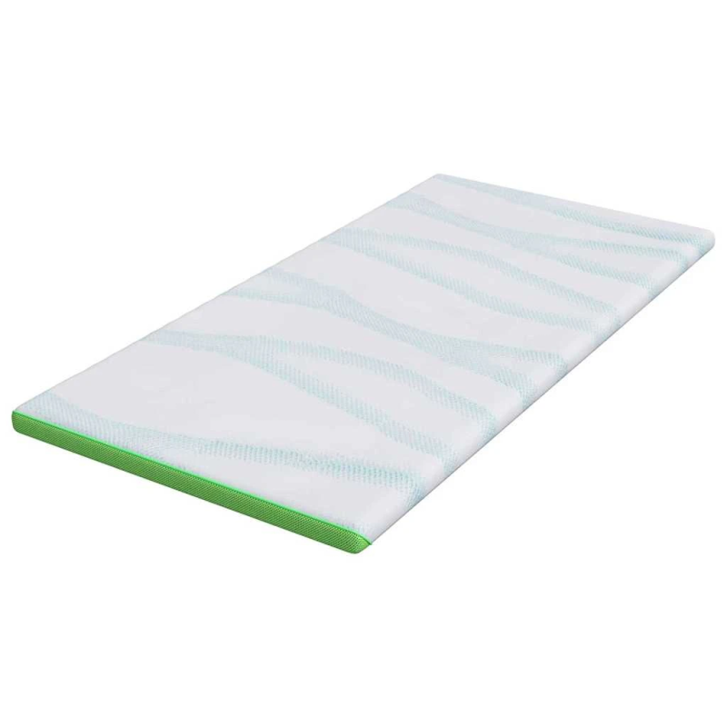 vidaXL Matracis Balts un zaļš 120 x 200 cm Žakarda audums