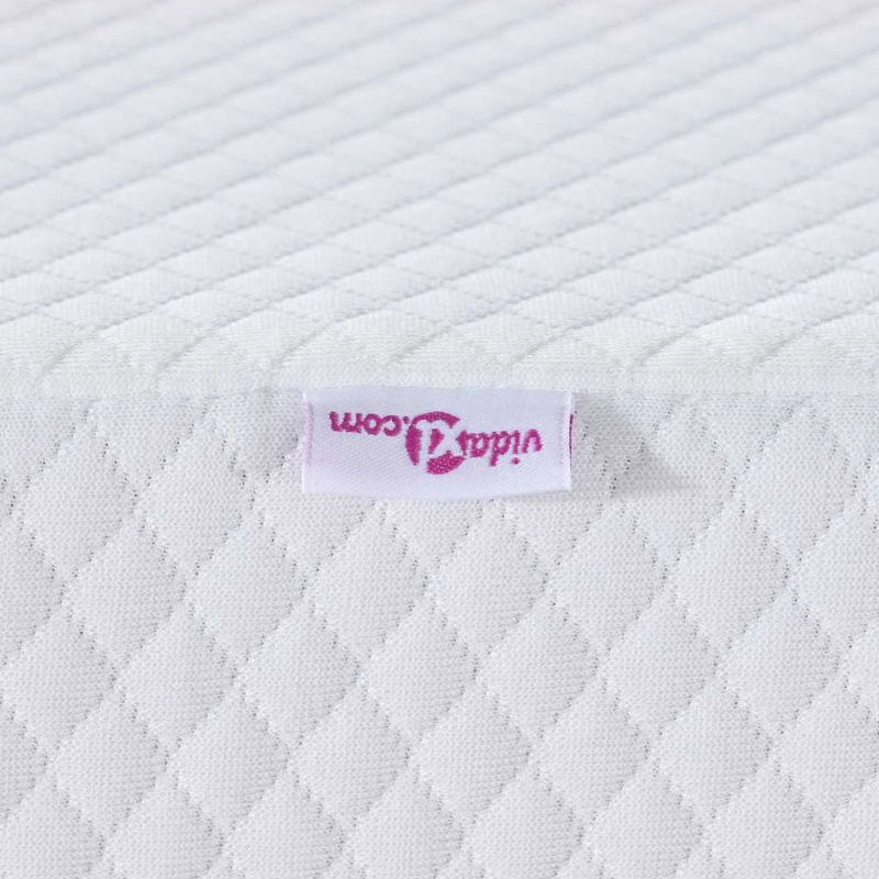 vidaXL Matracis Balts 140 x 200 cm Žakarda audums